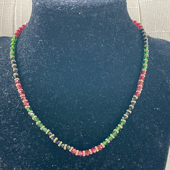 Women Necklace Mala Multi Color Beads Wrap Bracelet Multi Use Jewelry - Picture 8 of 9